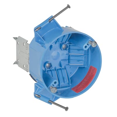 4/0 20 CU IN CEIL FAN BOX W/LGR HGR 35LB FAN / 50LBS FIXTURE CEILING BOX