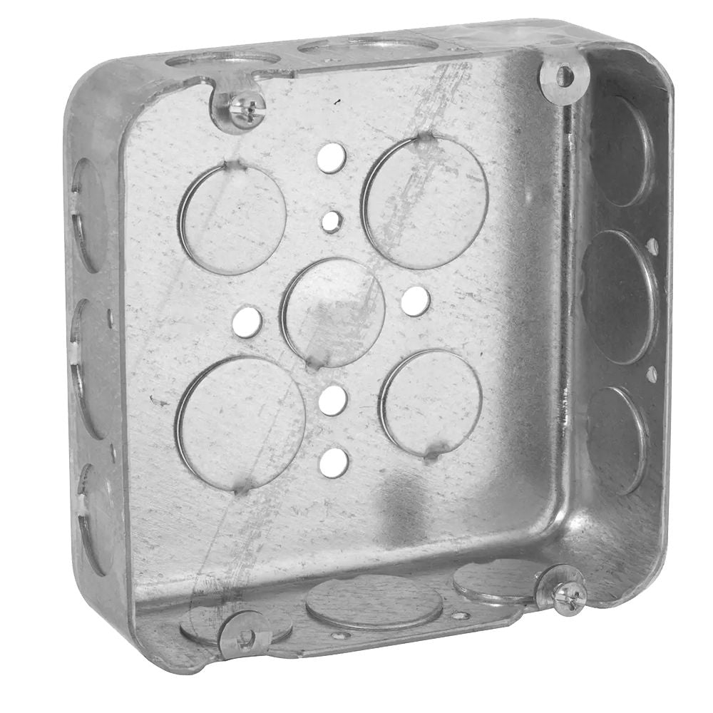 4-11/16" SQ BOX 1/2" & 3/4" KO 1-1/2" DEEP DRAWN