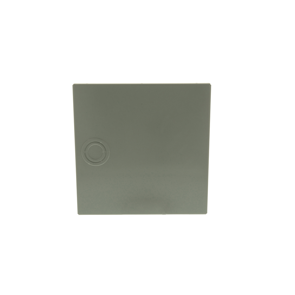 Wireway, Square-Duct, 12 inch by 12 inch, closing plate with knockouts, N1 paint, NEMA 1