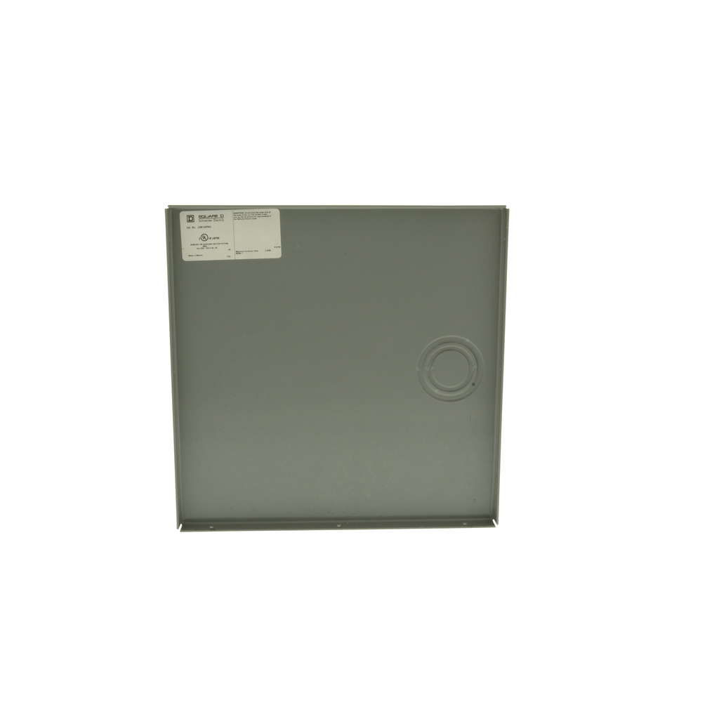 Wireway, Square-Duct, 12 inch by 12 inch, closing plate with knockouts, N1 paint, NEMA 1