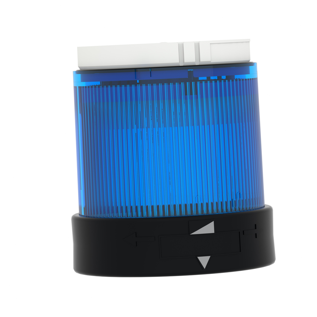 Indicator bank, Harmony XVB, illuminated unit, plastic, blue, 70mm, steady, bulb or LED not included, 250V