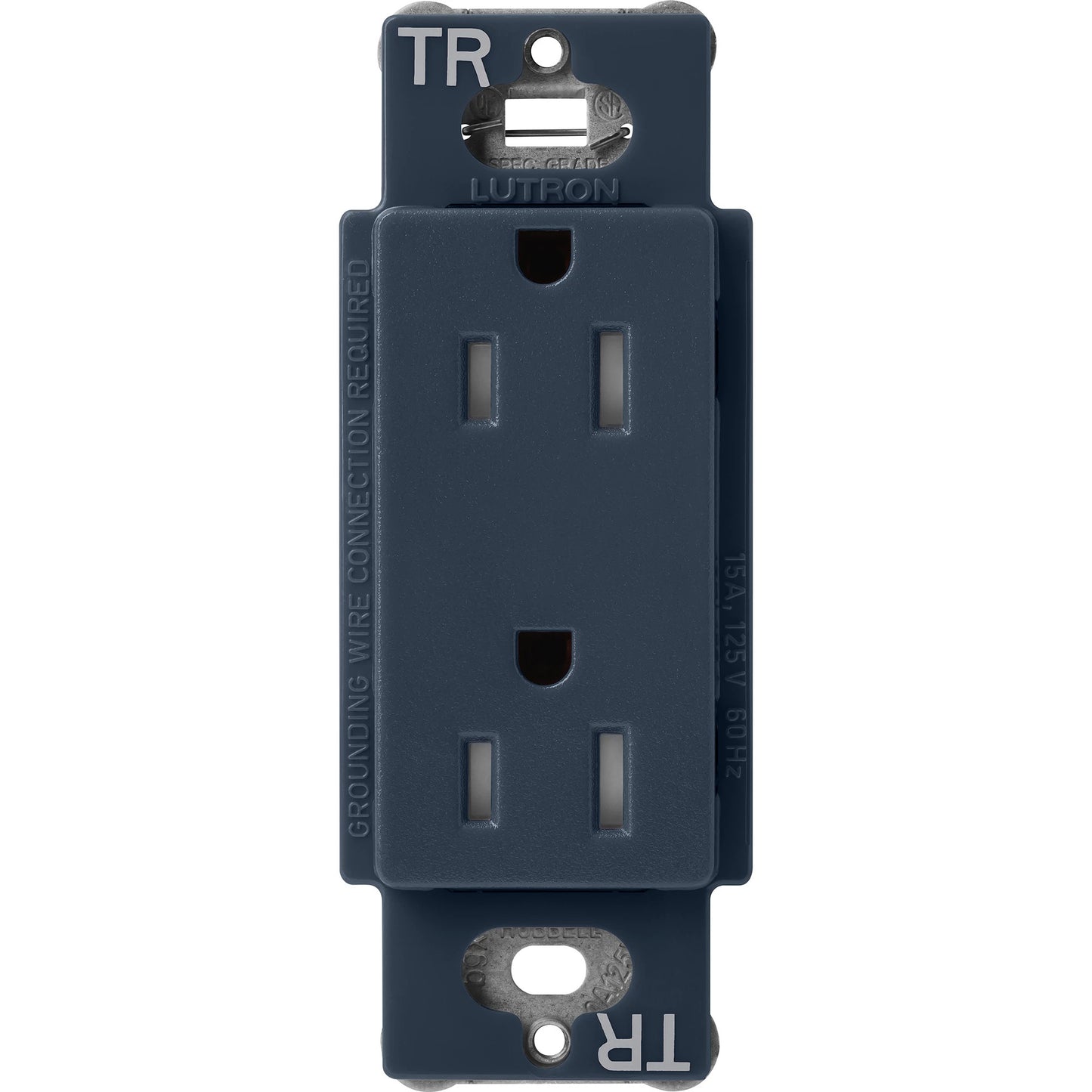 Lutron Claro Tamper-Resistant Duplex Receptacle, 15 Amp