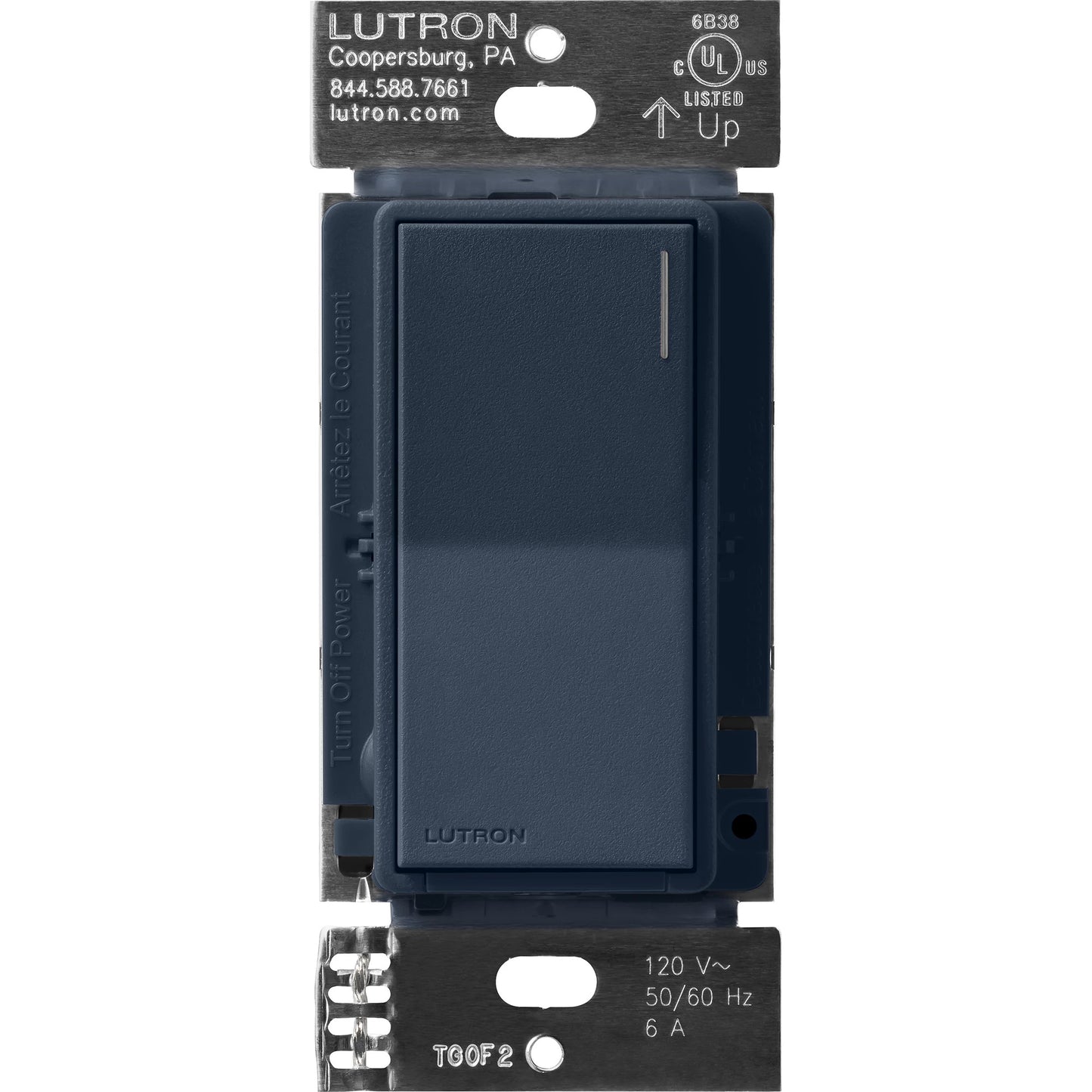 Lutron Sunnata Switch, for 6A Lighting or 3A 1/10HP Motor, Single Pole/Multi Location
