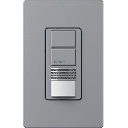 Lutron Maestro Dual-Circuit Dual-Tech Motion Sensor switch, 6A, Single-Pole or 3-Way, Almond