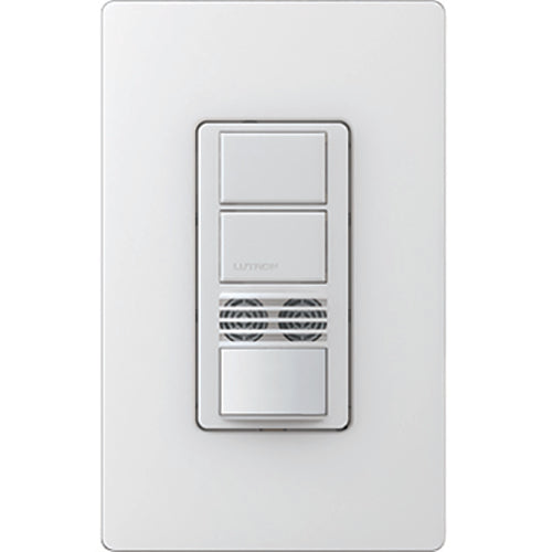 Lutron Maestro Dual-Circuit Dual-Tech Motion Sensor switch, 6A, Single-Pole or 3-Way, Almond
