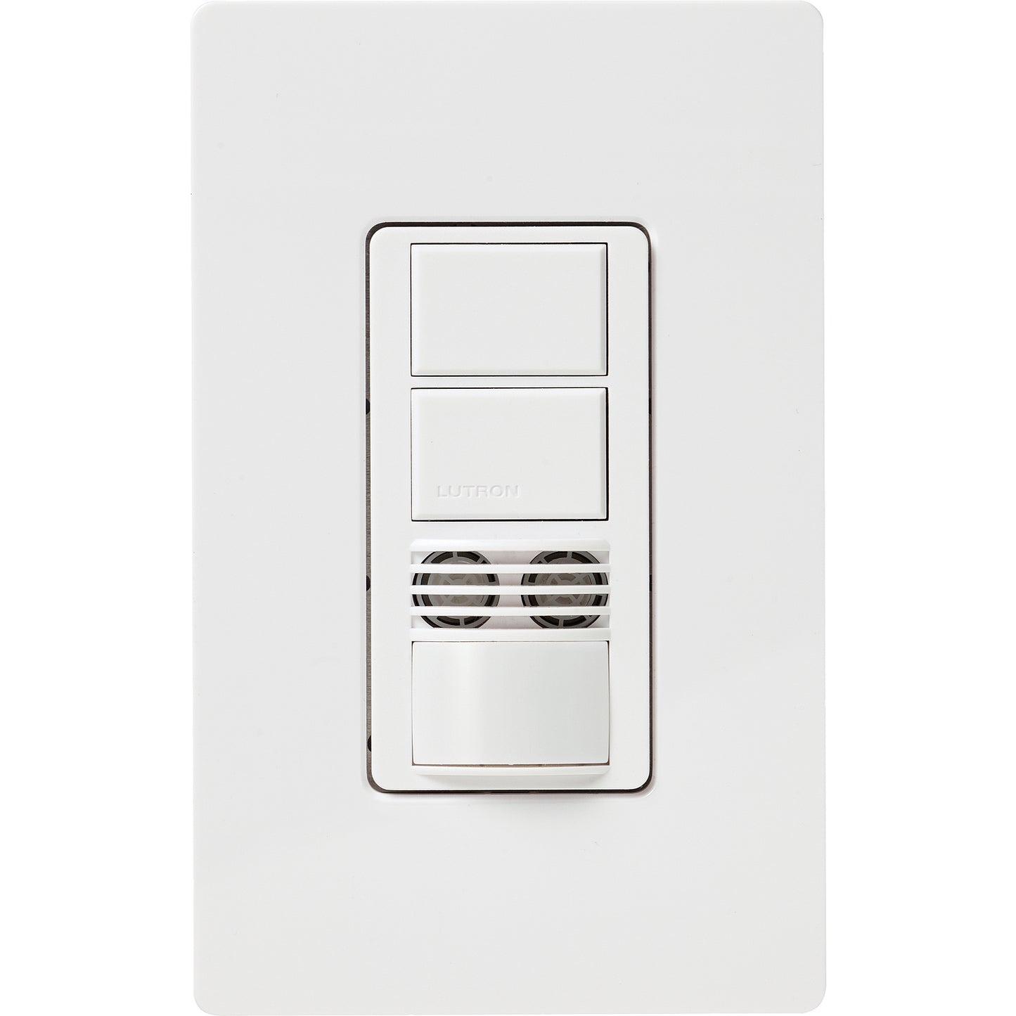 Lutron Maestro Dual-Circuit Dual-Tech Motion Sensor switch, 6A, Single-Pole or 3-Way, Almond