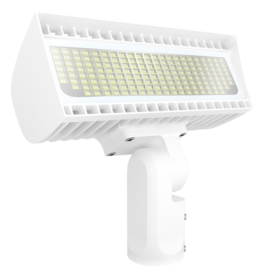 FXLED_FIELD_ADJUSTABLE_FLOOD_LIGHTS 5,797-11,887 Lm Flexflood-Extra Small FA 80/60/40W Sf 4K-5K 120-277V White