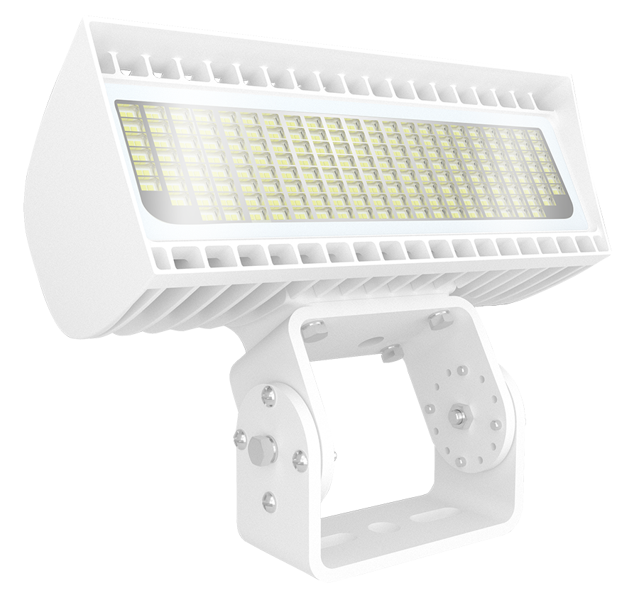 FXLED_FIELD_ADJUSTABLE_FLOOD_LIGHTS 5,797-11,887 Lm Flexflood-Extra Small FA 80/60/40W Trn 4K-5K 120-277V White
