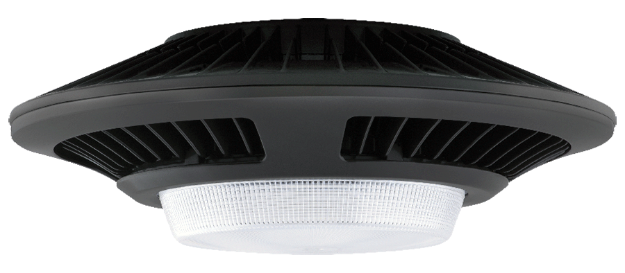 Garage Lights, 9241 lumens, GLED, 78W, 4000K, 0-10V dimming, bronze