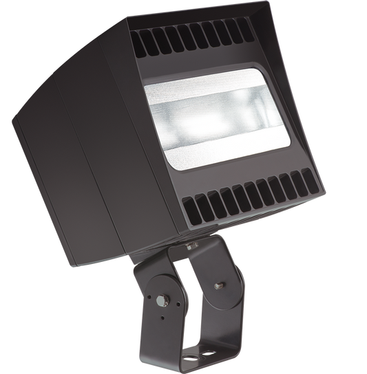 Floodlights, 9784 Lumens, CANVAS, 78W, trunnion mount, 5000K, 277V swivel photocell, bronze