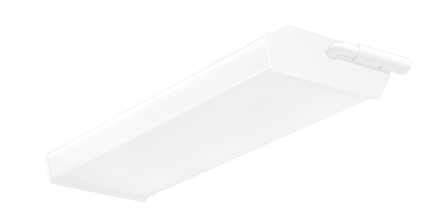 Strips & Wraps, 3300 Lumens, GUS2, 2 feet, 25W, 4000K, 0-10V dimming, white, lightcloud controller