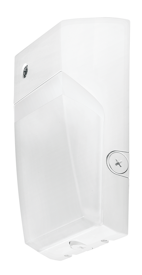 Wall Packs, 4021 lumens, Tallpack, 40W, 0-10V dimmable, 277V photocell, White