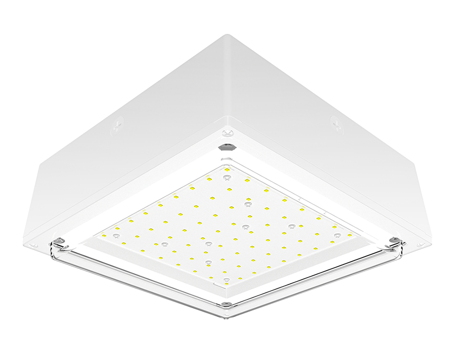Canopylights 10591 Lumens Vanled 75W 5K drop clear 0-10V white 480V lightcloud controller