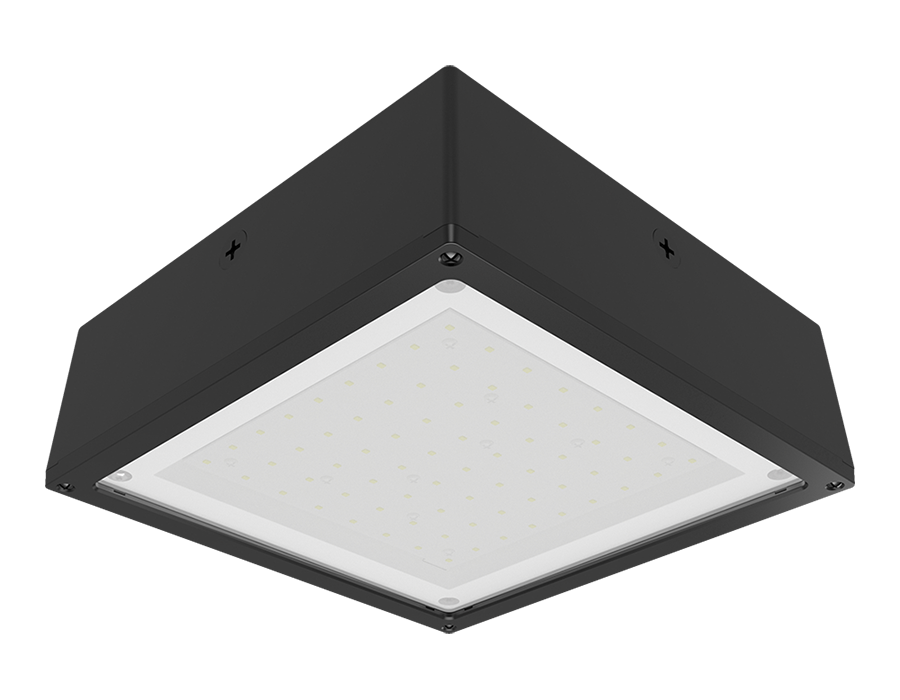 Canopylights 5775 Lumens Vanled 40W 4K flat frost 0-10V bronze 480V lightcloud controller