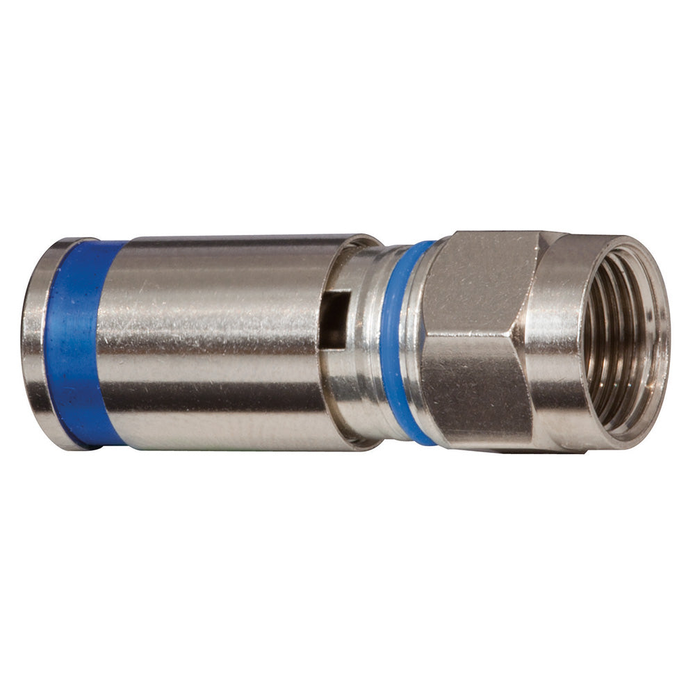 Weatherproof F-Compression Connectors RG6 10-Pack