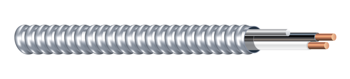 MCAP 12-2 SOLID CU THHN BLACK/WHITE GROUND ALUMINIUM 600V 1000 FT