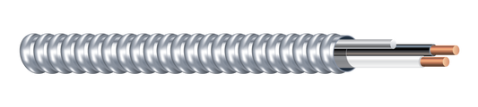 MCAP 12-2 SOLID CU THHN BLACK/WHITE GROUND ALUMINIUM 600V 1000 FT