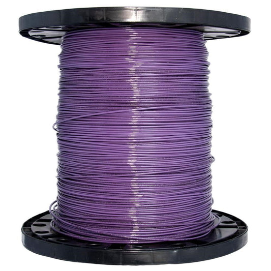 TFFN #18 PURPLE STRANDED COPPER WIRE 500 FT UL CU