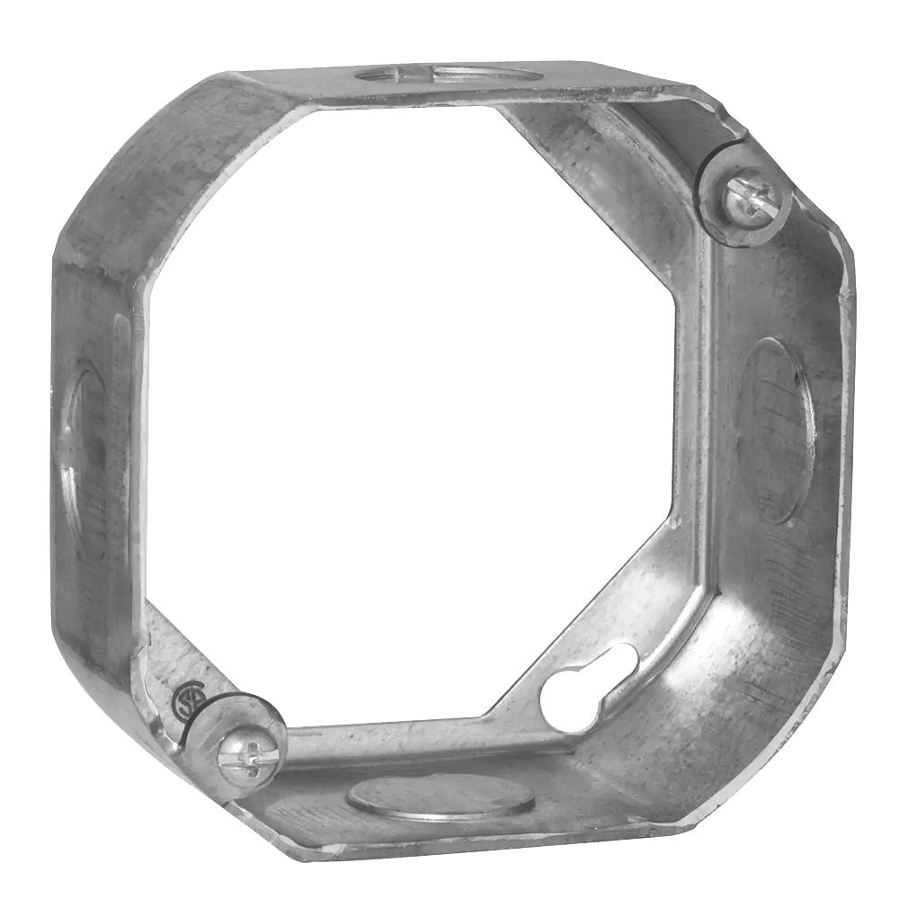 4" OCTAGON EXTENSION RING 1/2" KO 1-1/2" DEEP DRAWN