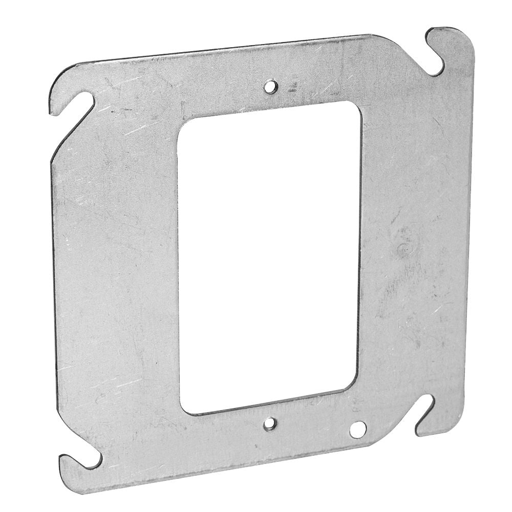 4'' SQ ADAPTER FLAT 1 GANG