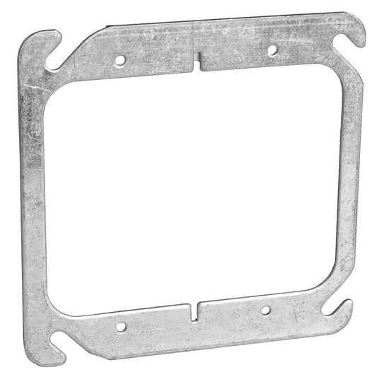 4'' SQ ADAPTER FLAT 2-GANG