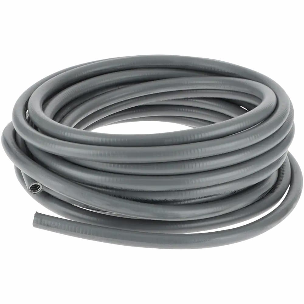 3" FLEXIBLE LIQUID TIGHT METALLIC CONDUIT EF PVC JACKET STEEL CORE 25' ROLL