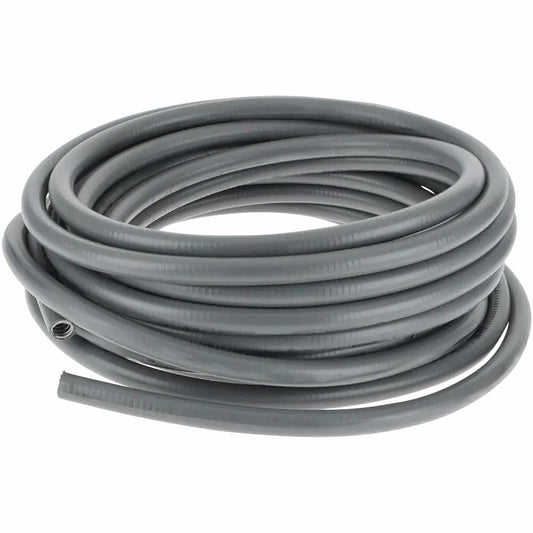 3" FLEXIBLE LIQUID TIGHT METALLIC CONDUIT EF PVC JACKET STEEL CORE 25' ROLL