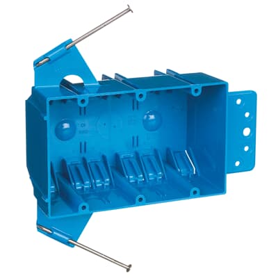 3G 44 CU IN ZIP BOX W/FLANGE NAIL-ON BOX