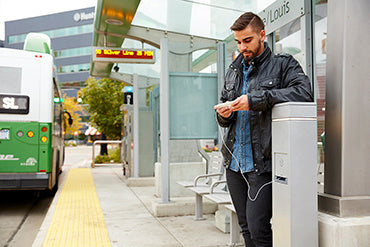 Charging Station with Accent Light 3-Gang, 1 Duplex GFCI Receptacle and 2 4-Port USB Outlets