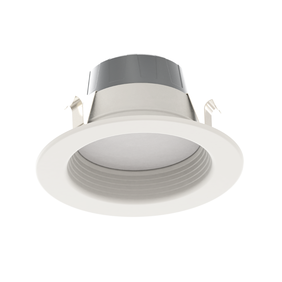 4" 10W 2700K-5000K DOWNLIGHT LED RETROFIT WITH BAFFLE TRIM