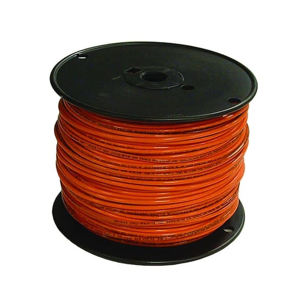 THHN #600 MCM ORANGE STRANDED COPPER WIRE 500 FT UL CU