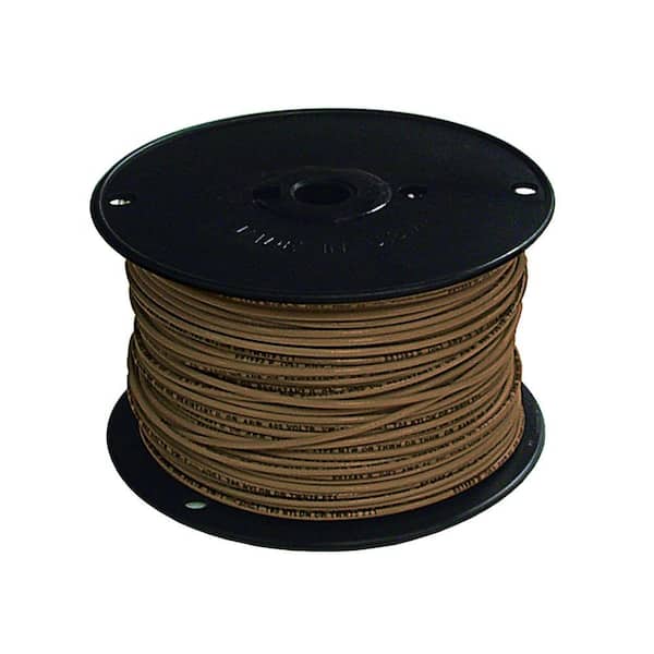 TFFN #16 BROWN STRANDED COPPER WIRE 500 FT UL CU