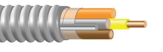 MCAP 12-3 HIGH VOLTAGE SOLID CU THHN BROWN/ORANGE/GRAY GROUND ALUMINIUM 600V 1000 FT