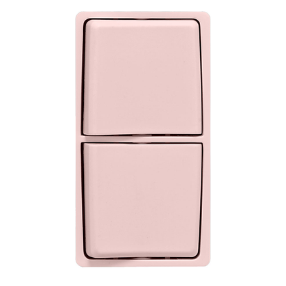 RENU Combination Switch Color Change Faceplate, Fresh Pink Lemonade Leviton Renu Color Change Kit RK634-FP for Renu Combination Switches, in Fresh Pink Lemonade