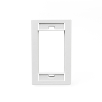 Single-Gang MOS Wallplate, White