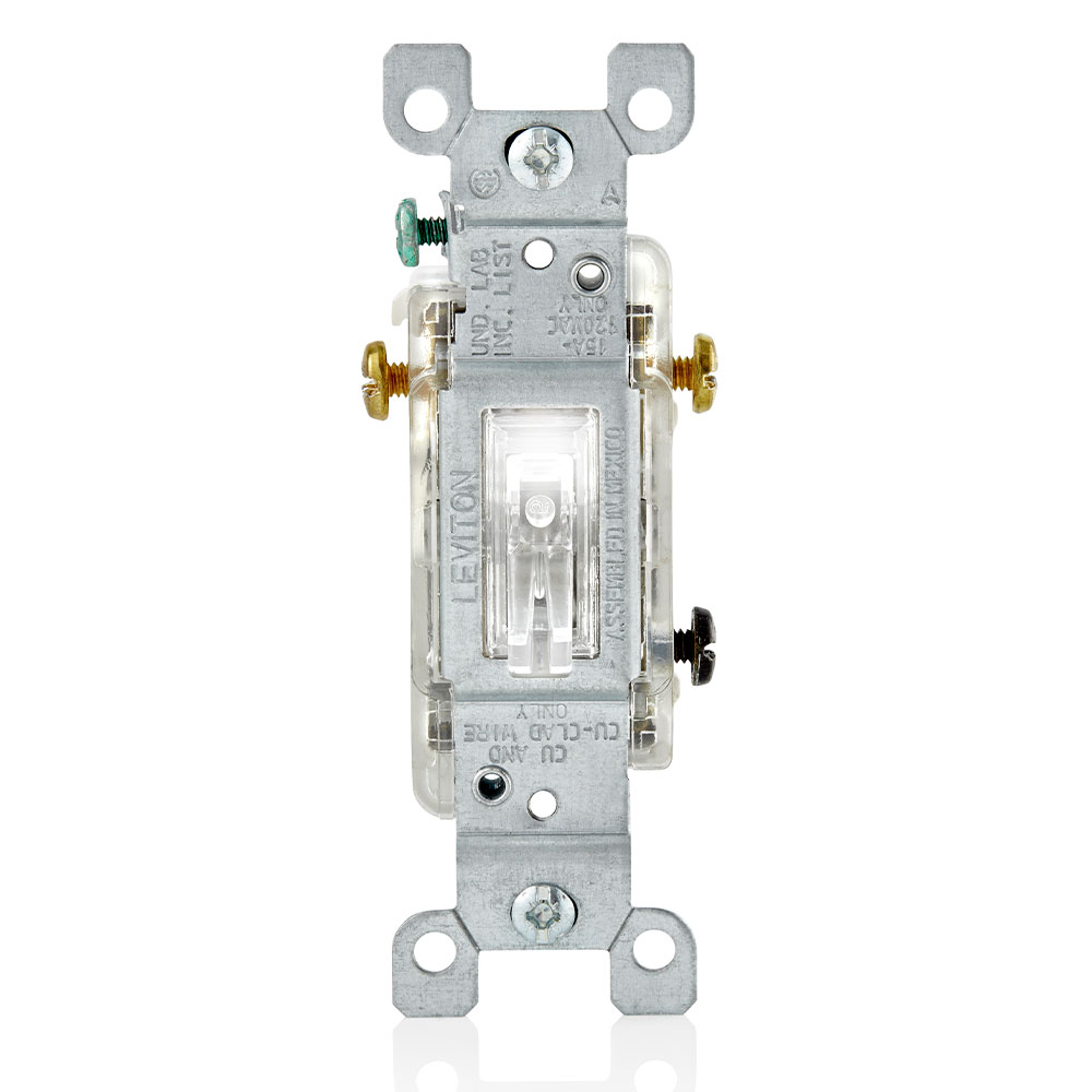 Toggle LED Illuminated 3-Way Switch