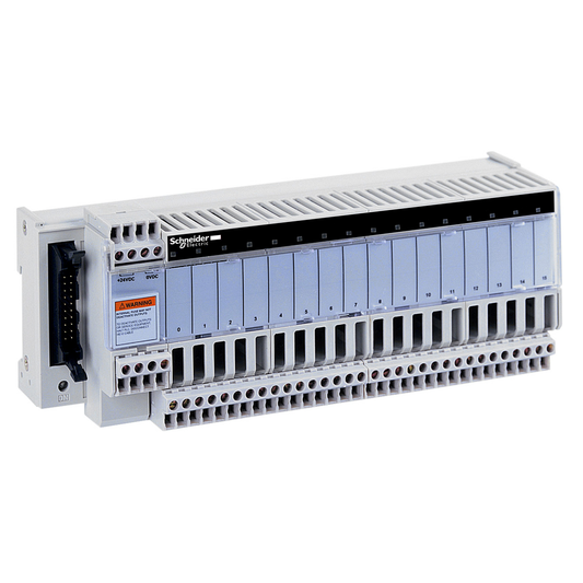 sub-base - soldered electromechanical relays ABE7 - 8 channels - relay 5 mm