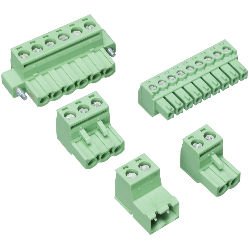 Set of connectors for Easergy LV150 - power - PT100 input - current