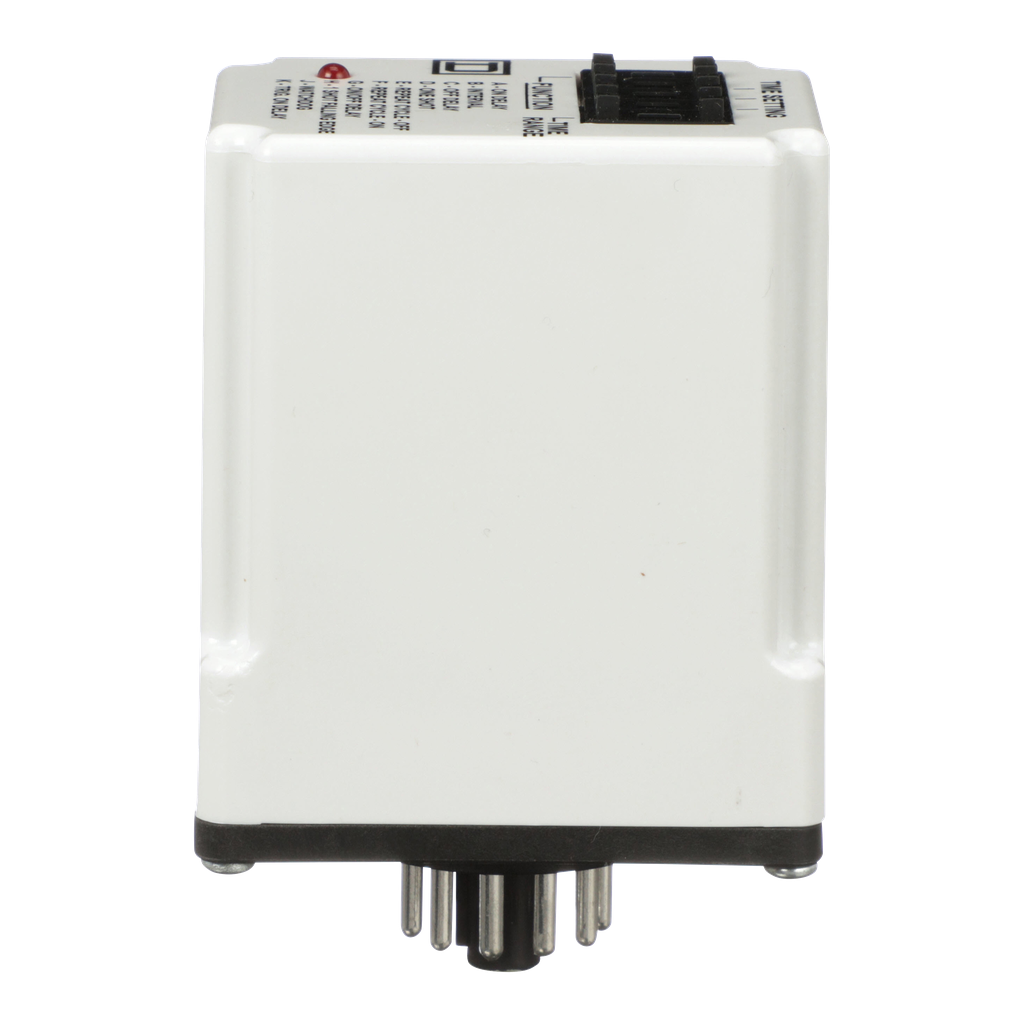 Timing Relay, Type JCK, plug In, multifunction, programmable, 0.5 second to 999 hours, 10A, 240 VAC, 12 VDC
