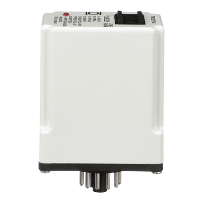 Timing Relay, Type JCK, plug In, multifunction, programmable, 0.5 second to 999 hours, 10A, 240 VAC, 12 VDC