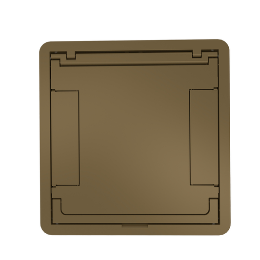 FLOORPORT LARGE FLANGED BLANK TOP BRONZE