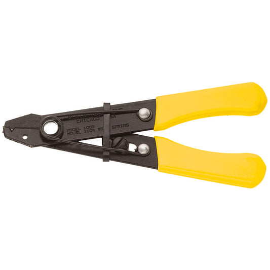 Wire Stripper and Cutter with Spring