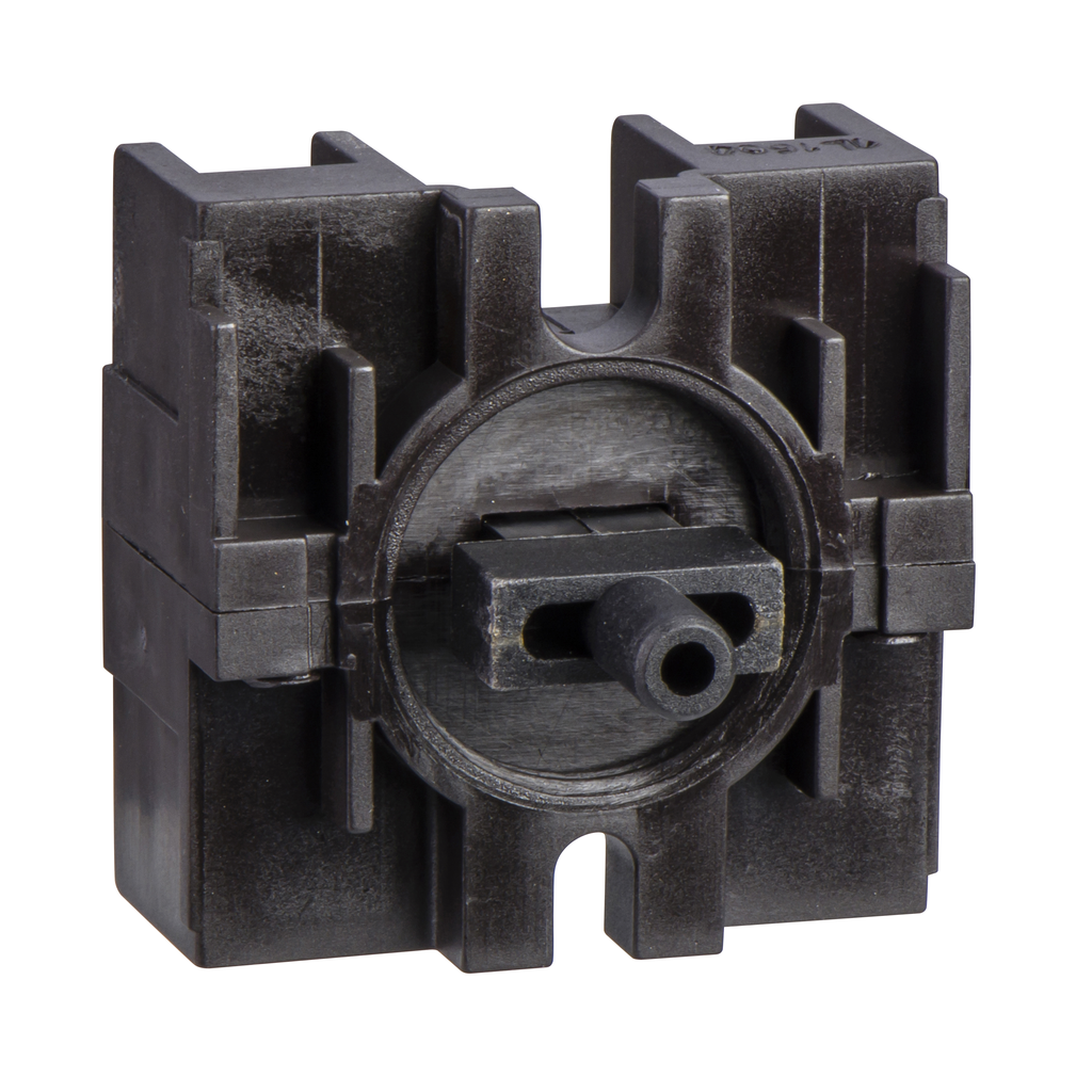 Single contact block, Harmony XAC, spring return, front mounting, single speed CO for XACB91 operators