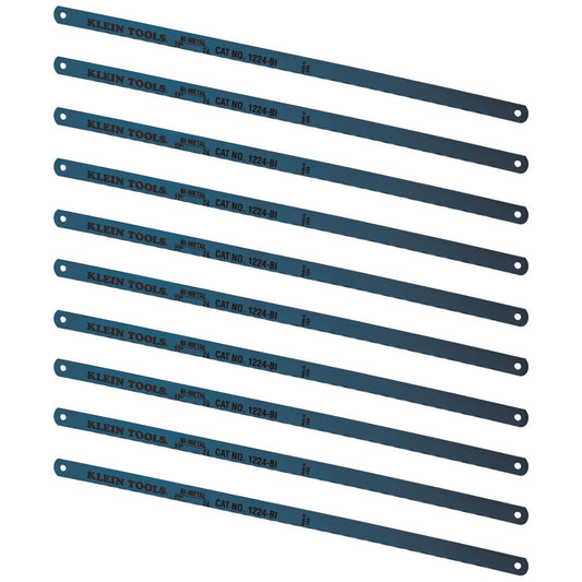 Bi-Metal Blades, 24 TPI, 12-Inch, 10-Pack