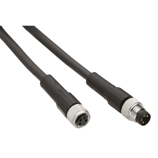 TM7 expansion bus cable - straight - M12B female-wire - 3m