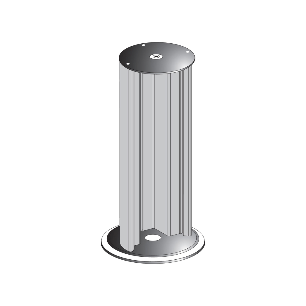 Telemecanique Safety light curtains XUSL, Column without mirror 1000 mm with cable gland PG11, Hp = 610 mm