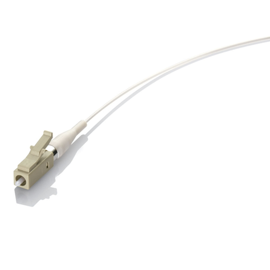 Economy Fiber Pigtail, Single-Mode UPC polish OS2, LC, 3 meters