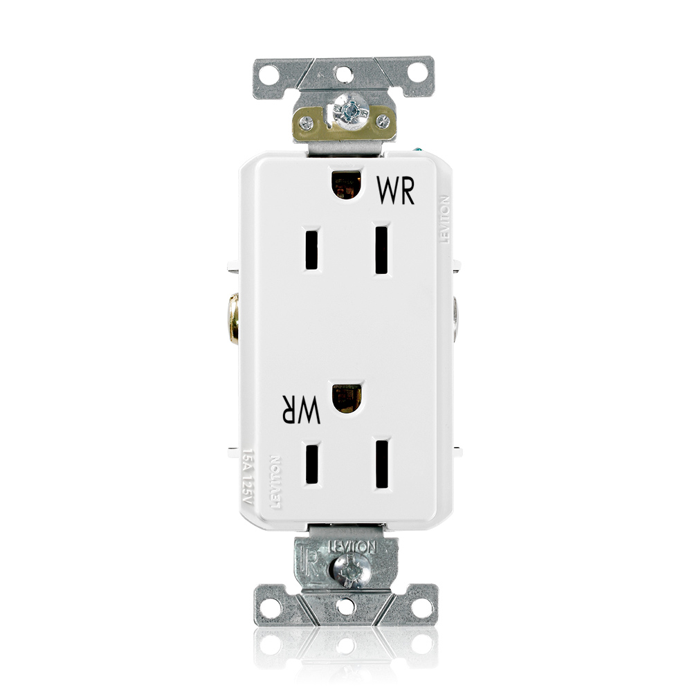 Weather- and Tamper-Resistant Duplex Receptacle, 15 Amp, 125 Volt