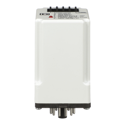 Timing Relay, Type JCK, plug In, multifunction, programmable, 0.5 second to 999 hours, 10A, 240 VAC, 12 VDC
