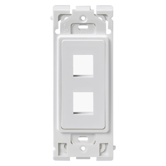 2-Port RENU Insert, White on White